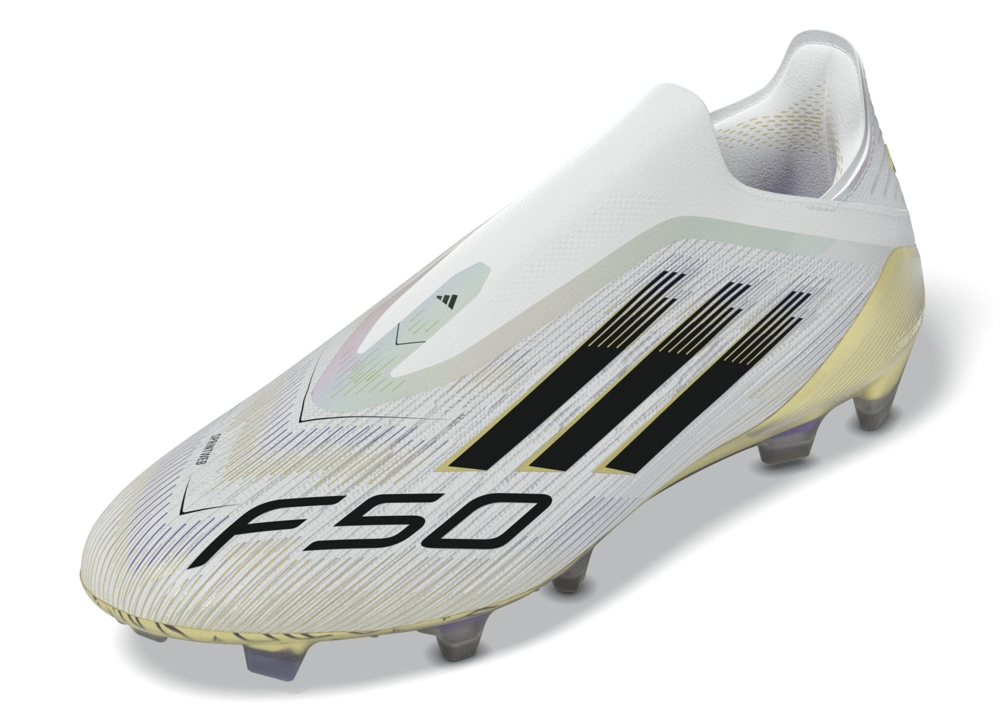 adidas F50 Elite Laceless Firm Ground Boots White/Black - Best Buy Soccer