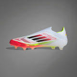 adidas F50 Elite Laceless Firm Ground Boots White/Black - Best Buy Soccer