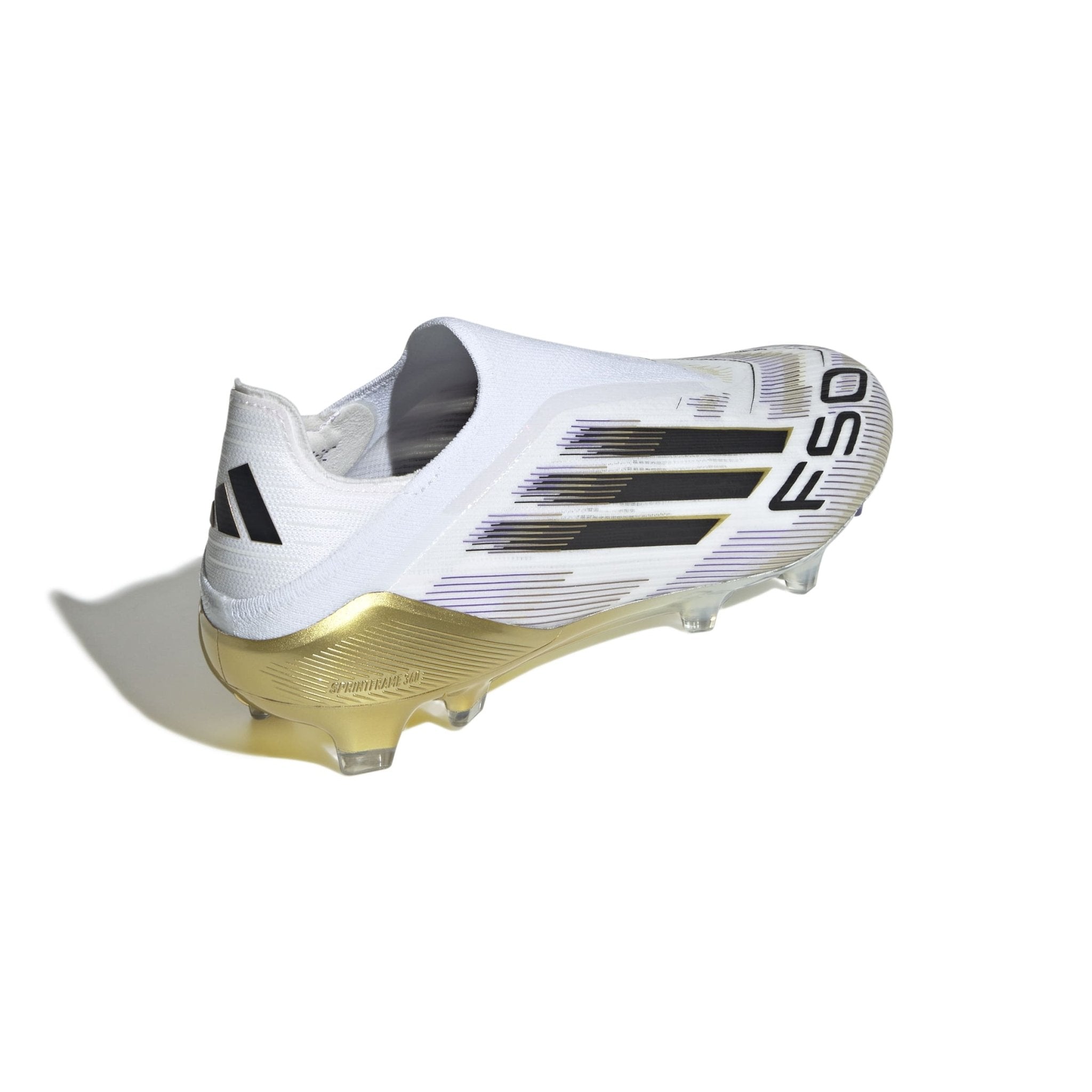 adidas F50 Elite Laceless Firm Ground Boots White/Black - Best Buy Soccer