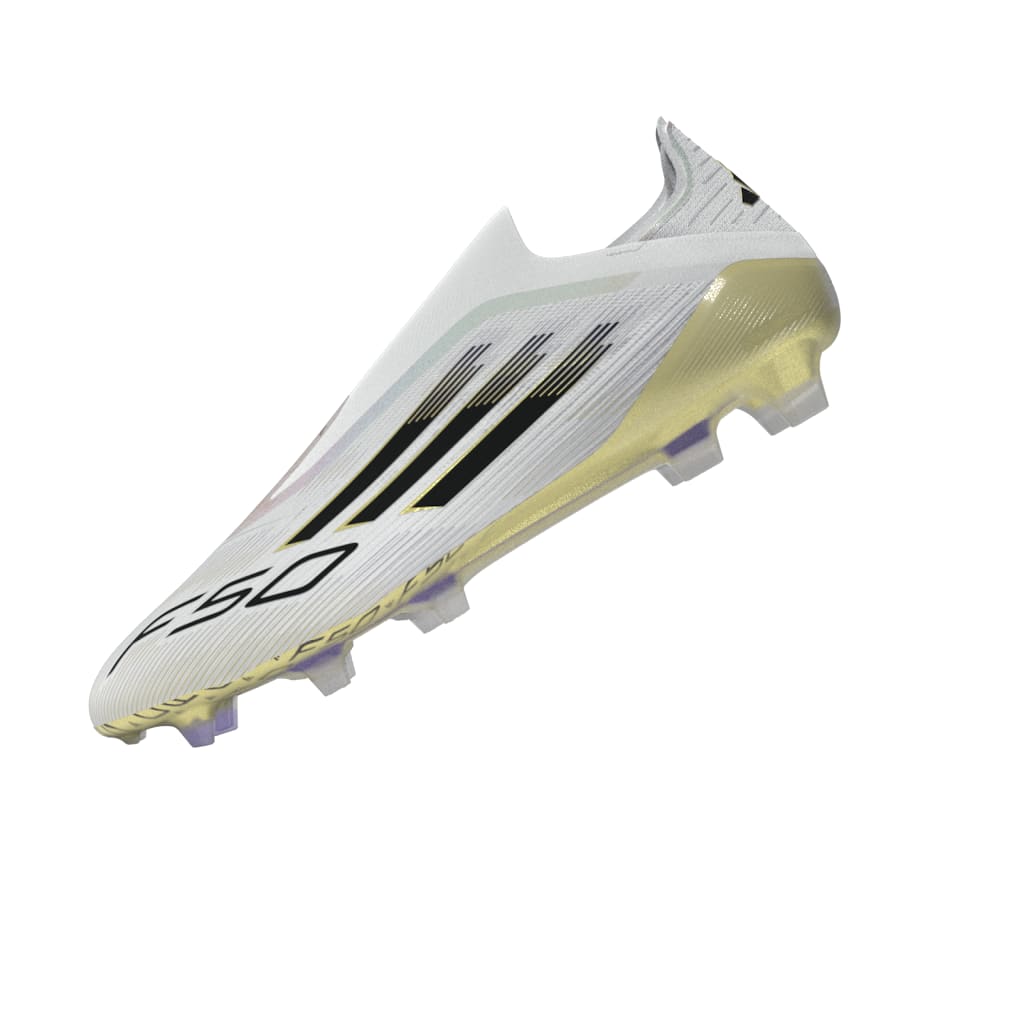 adidas F50 Elite Laceless Firm Ground Boots White/Black - Best Buy Soccer