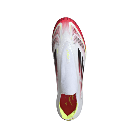 adidas F50 Elite Laceless Firm Ground Boots White/Black - Best Buy Soccer