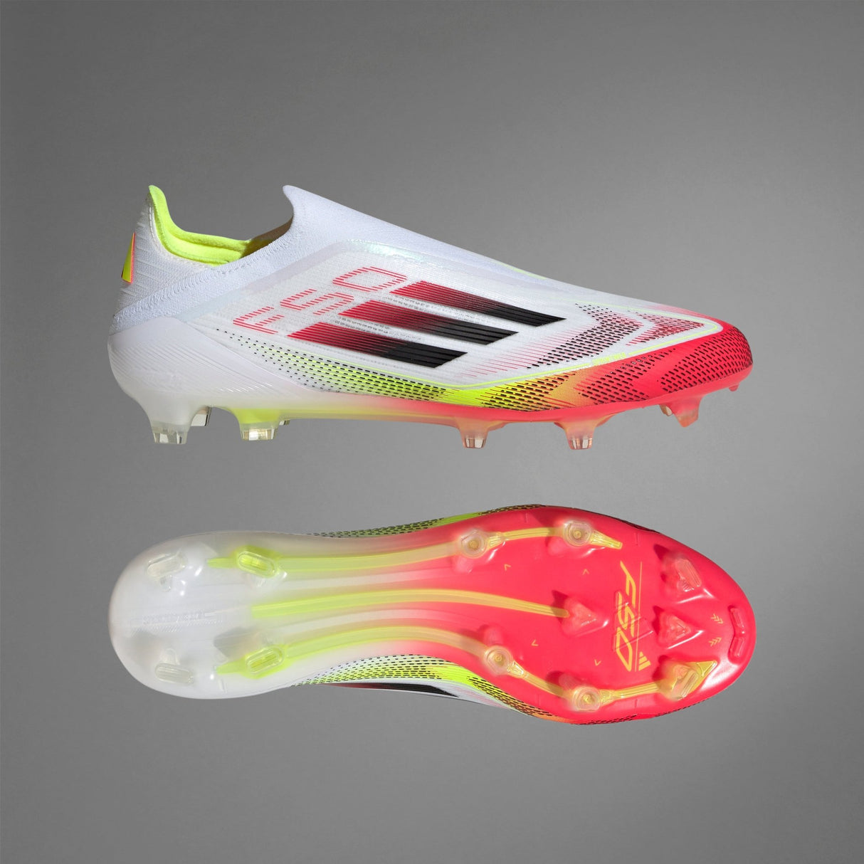 adidas F50 Elite Laceless Firm Ground Boots White/Black - Best Buy Soccer