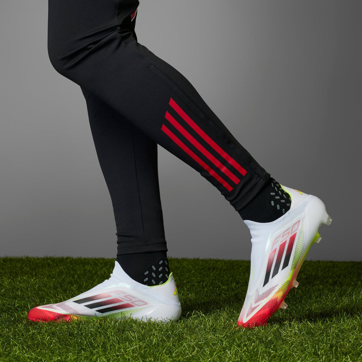 adidas F50 Elite Laceless Firm Ground Boots White/Black - Best Buy Soccer