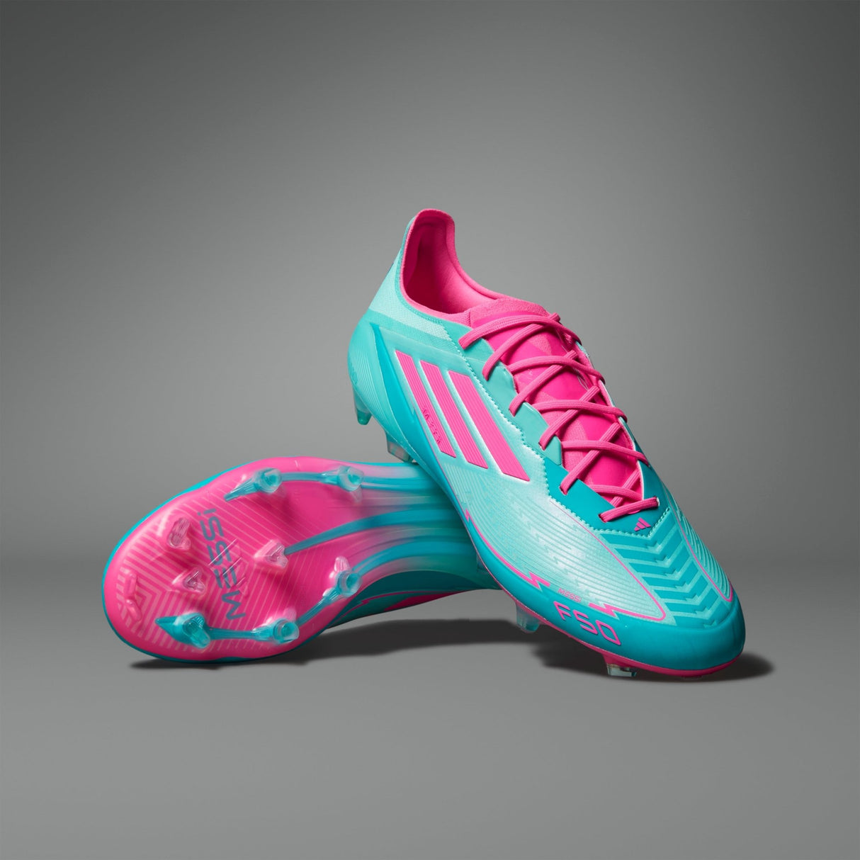 adidas F50 Elite Messi Firm Ground Boots Aqua/Pink - Best Buy Soccer
