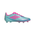 Botas de fútbol para terreno firme adidas F50 Elite Messi color aguamarina y rosa