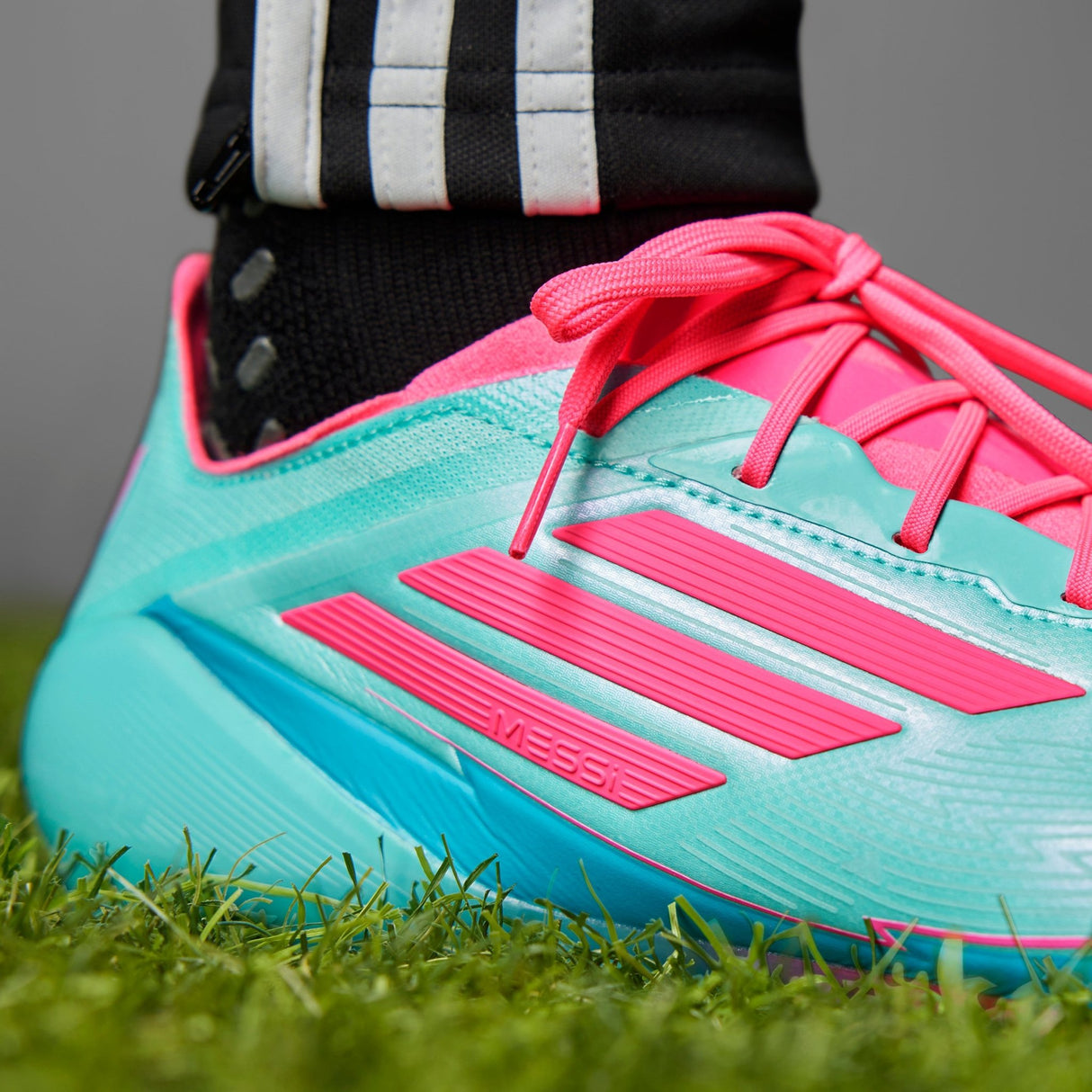 adidas F50 Elite Messi Firm Ground Boots Aqua/Pink - Best Buy Soccer
