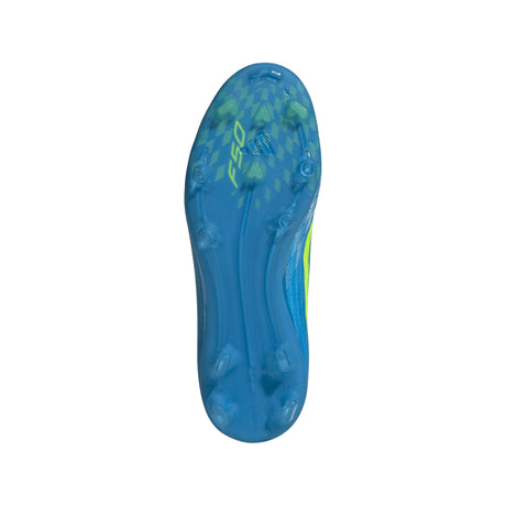 adidas F50 Elite Mid Cut FG Firm Ground Youth Soccer Cleats - Blue/Yellow/Aqua - Best Buy Soccer