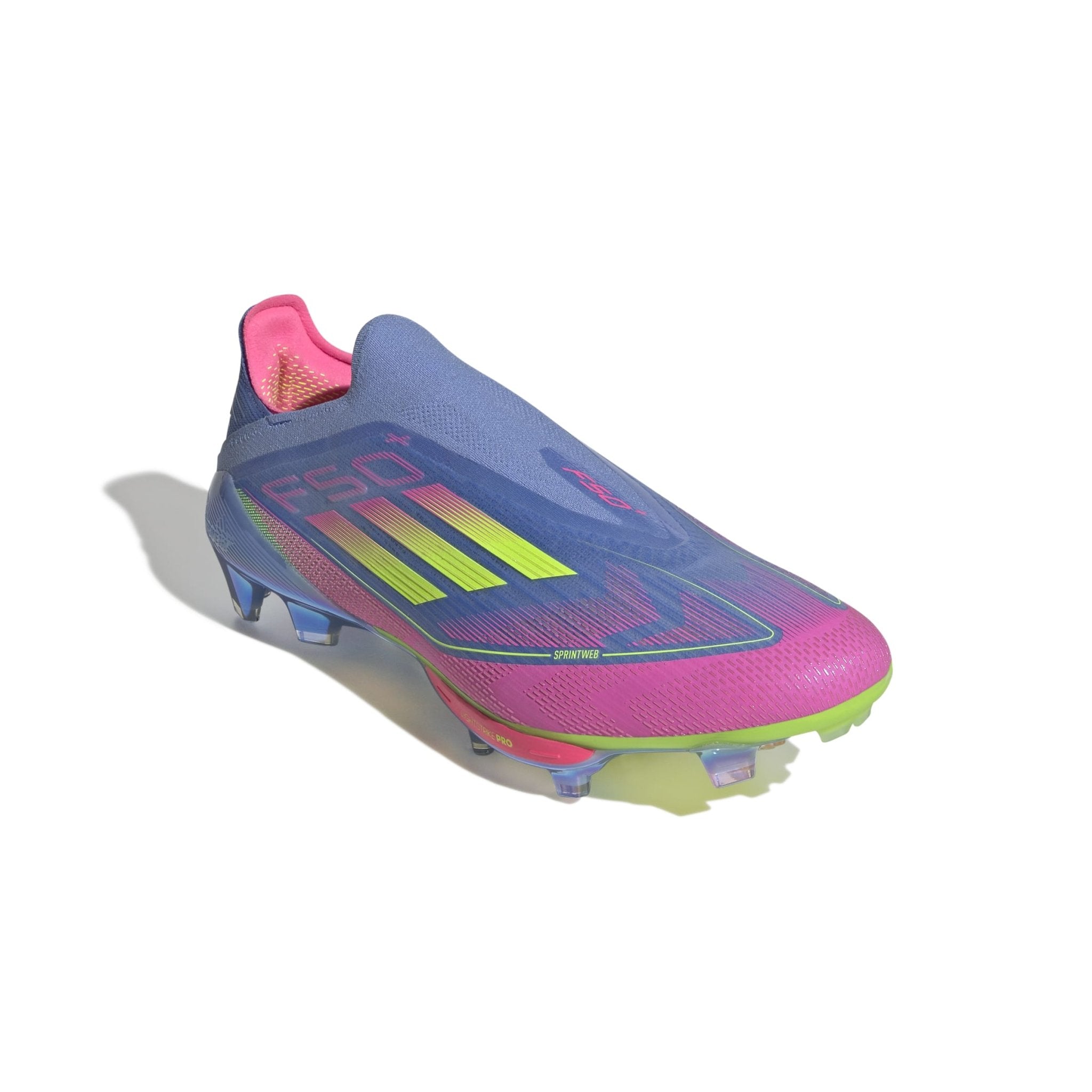 adidas F50+ FG Men's Soccer Cleats - Blue Fusion/Lemon/Pink - Best Buy Soccer