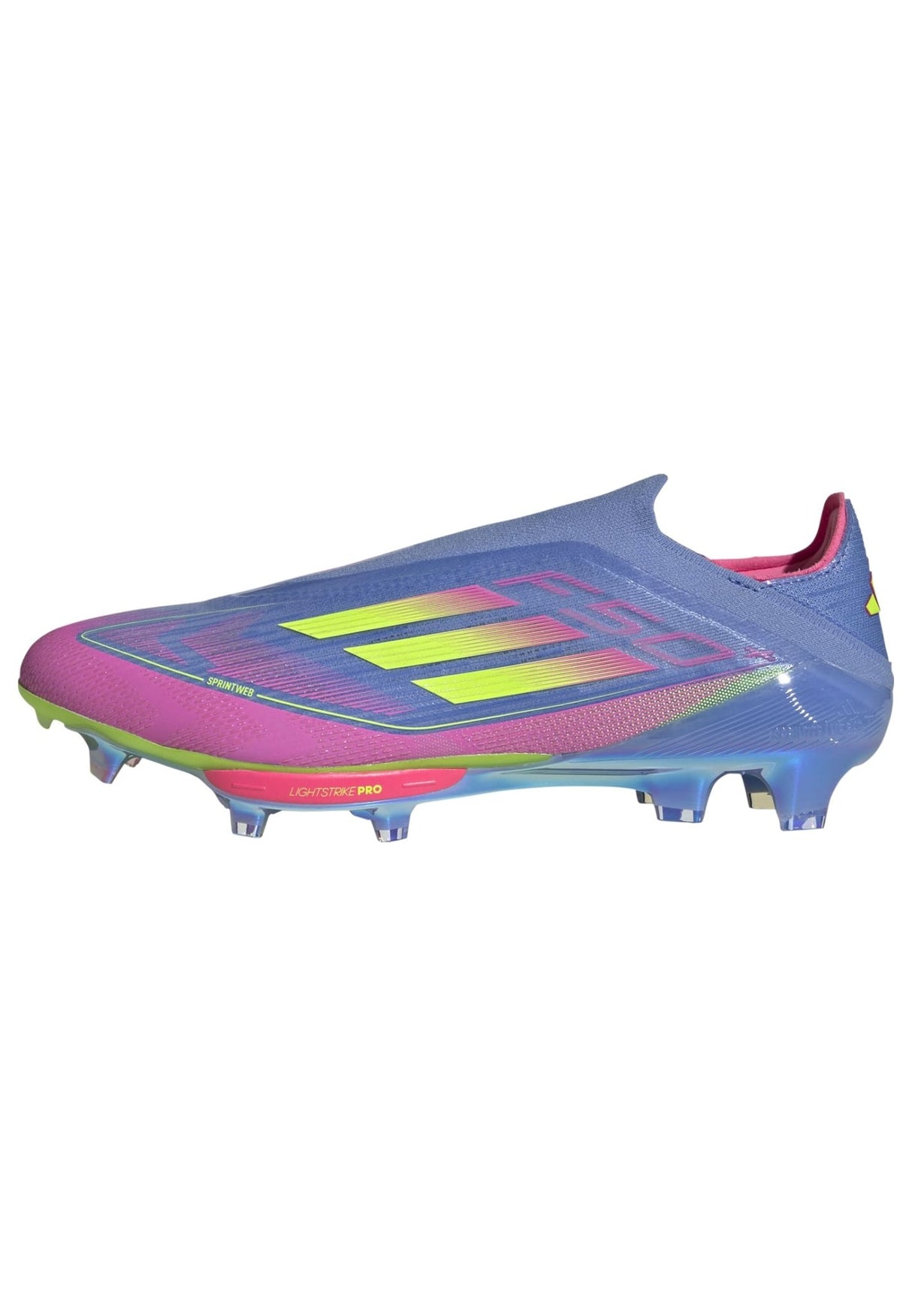 adidas F50+ FG Men's Soccer Cleats - Blue Fusion/Lemon/Pink - Best Buy Soccer