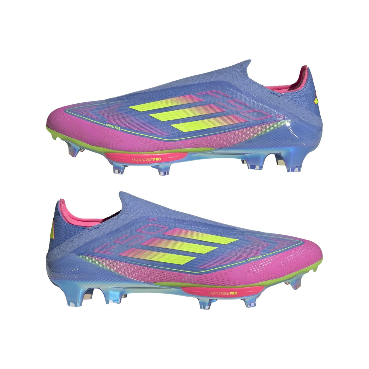 adidas F50+ FG Men's Soccer Cleats - Blue Fusion/Lemon/Pink - Best Buy Soccer