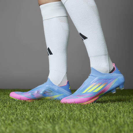 adidas F50+ FG Men's Soccer Cleats - Blue Fusion/Lemon/Pink - Best Buy Soccer