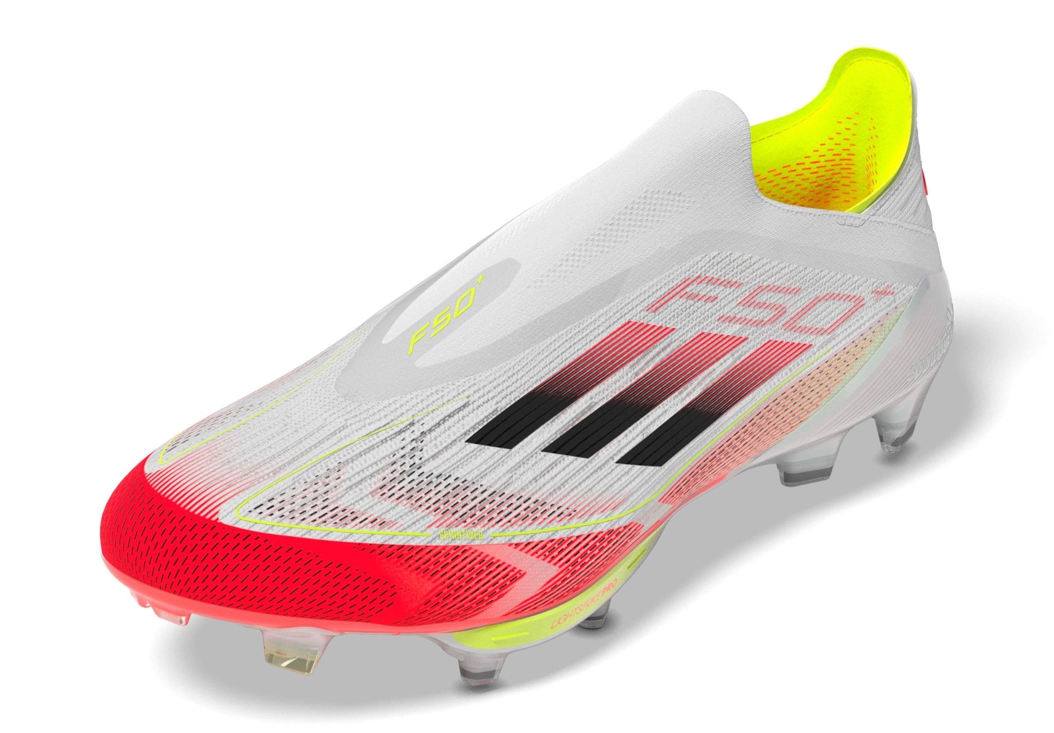 adidas F50+ FG Men's Soccer Cleats - White/Black/Yellow - Best Buy Soccer