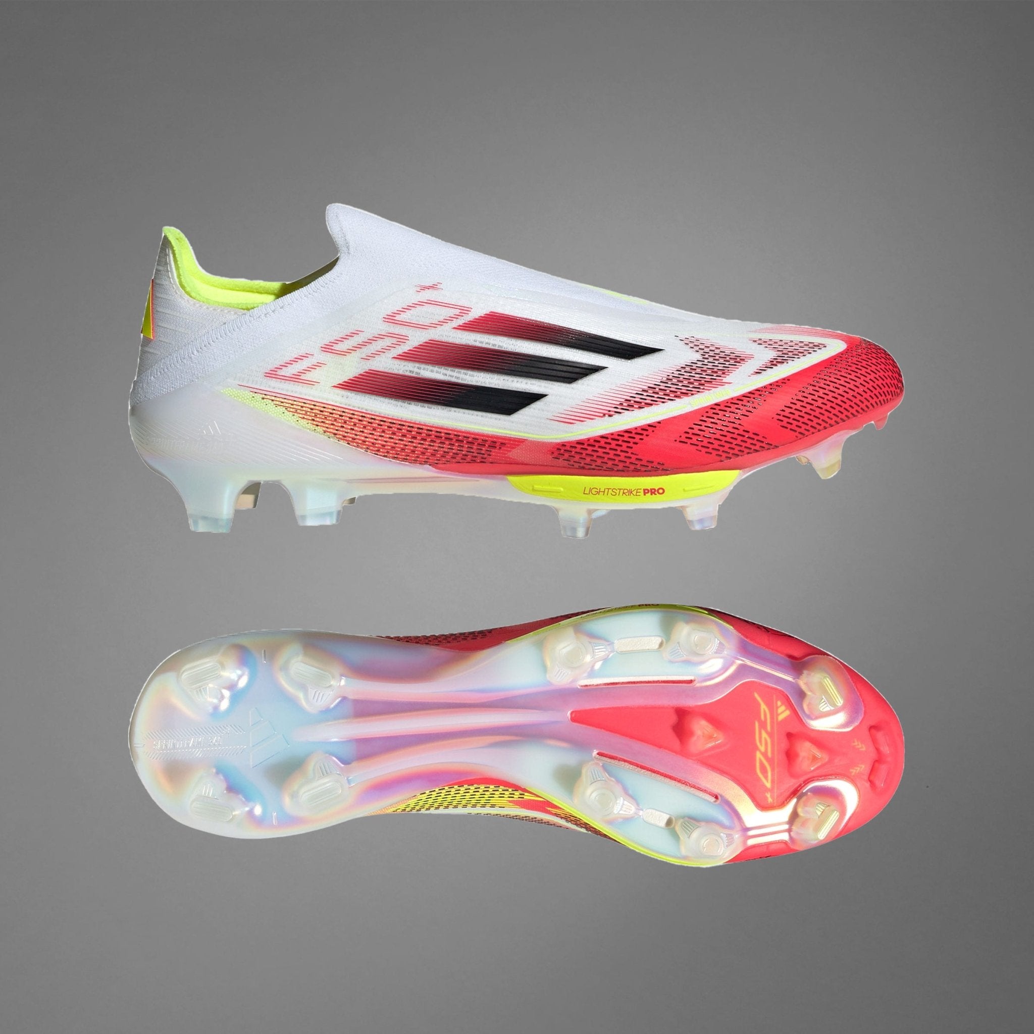 adidas F50+ FG Men's Soccer Cleats - White/Black/Yellow - Best Buy Soccer