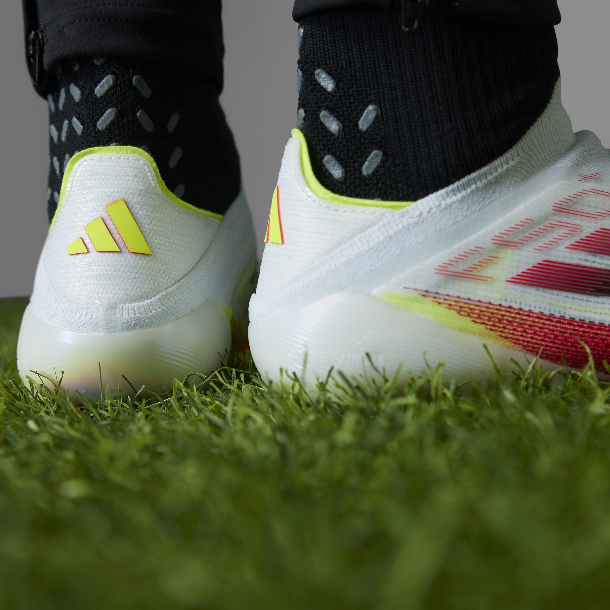 adidas F50+ FG Men's Soccer Cleats - White/Black/Yellow - Best Buy Soccer