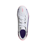 adidas F50 Hyperfast Club Firm Ground / Multi Ground Youth Soccer Cleats - White/Purple - Best Buy Soccer