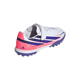 adidas F50 Hyperfast Club Hook & Loop Turf Youth Soccer Cleats - White/Purple - Best Buy Soccer