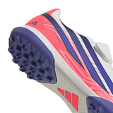 adidas F50 Hyperfast Club Hook & Loop Turf Youth Soccer Cleats - White/Purple - Best Buy Soccer