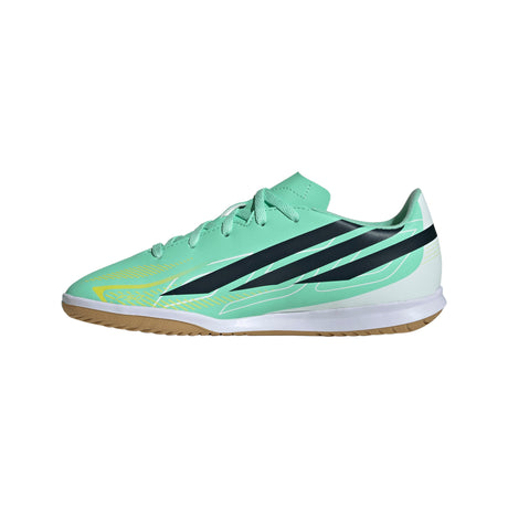 adidas F50 Hyperfast Club IN Indoor Youth Soccer Shoes - Mint/Navy/Lemon - Best Buy Soccer