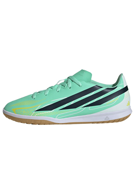adidas F50 Hyperfast Club IN Indoor Youth Soccer Shoes - Mint/Navy/Lemon - Best Buy Soccer
