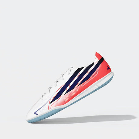 adidas F50 Hyperfast Club Indoor Youth Soccer Shoes - White/Purple - Best Buy Soccer
