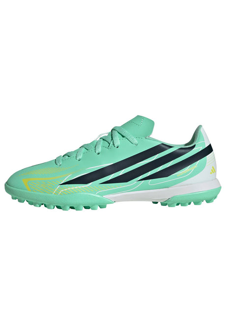 adidas F50 Hyperfast Club TF Turf Youth Soccer Cleats - Mint/Navy/Lemon - Best Buy Soccer