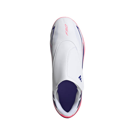 adidas F50 Hyperfast Club Velcro Firm Ground/Multi Ground Youth Soccer Cleats - White/Purple - Best Buy Soccer