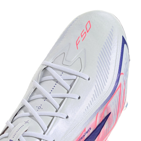 adidas F50 Hyperfast Elite Firm Ground Men's Soccer Cleats - White/Purple - Best Buy Soccer