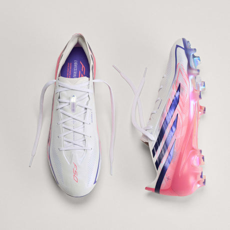 adidas F50 Hyperfast Elite Firm Ground Men's Soccer Cleats - White/Purple - Best Buy Soccer