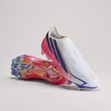 adidas F50 Hyperfast Elite Laceless Firm Ground Men's Soccer Cleats - White/Purple - Best Buy Soccer