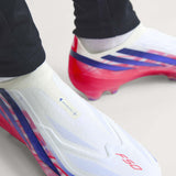 adidas F50 Hyperfast Elite Laceless Firm Ground Men's Soccer Cleats - White/Purple - Best Buy Soccer