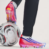 adidas F50 Hyperfast Elite Laceless Firm Ground Men's Soccer Cleats - White/Purple - Best Buy Soccer