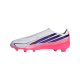 adidas F50 Hyperfast Elite Laceless Firm Ground Youth Soccer Cleats - White/Purple - Best Buy Soccer