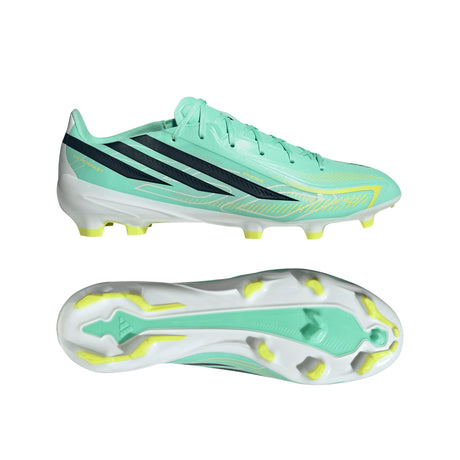 adidas F50 Hyperfast League FG Firm Ground Men's Soccer Cleats - Mint/Navy/Lemon - Best Buy Soccer