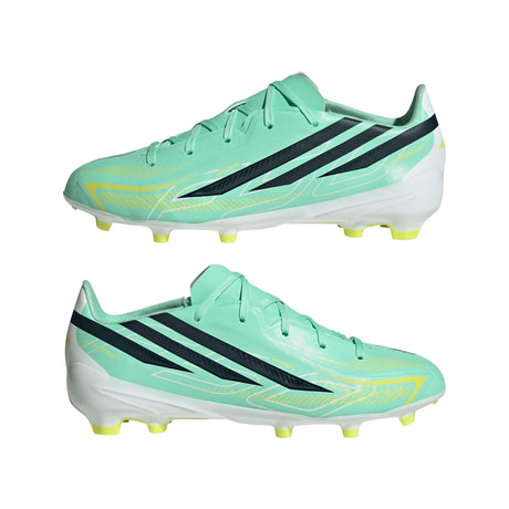 adidas F50 Hyperfast League FG Firm Ground Youth Soccer Cleats - Mint/Navy/Lemon - Best Buy Soccer