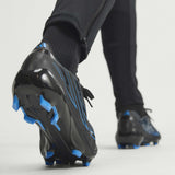 adidas F50 Hyperfast League Firm Ground Men's Soccer Cleats - Black/Black/Blue - Best Buy Soccer