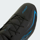 adidas F50 Hyperfast League Firm Ground Youth Soccer Cleats - Black/Black/Blue - Best Buy Soccer