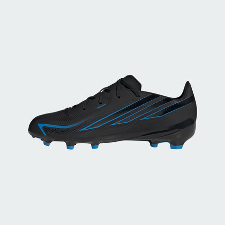 adidas F50 Hyperfast League Firm Ground Youth Soccer Cleats - Black/Black/Blue - Best Buy Soccer