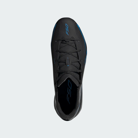 adidas F50 Hyperfast League Firm Ground Youth Soccer Cleats - Black/Black/Blue - Best Buy Soccer