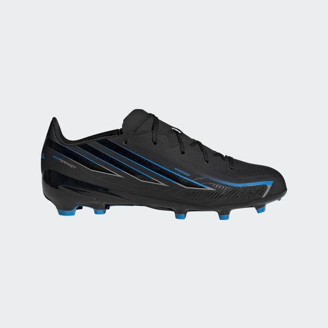 adidas F50 Hyperfast League Firm Ground Youth Soccer Cleats - Black/Black/Blue - Best Buy Soccer