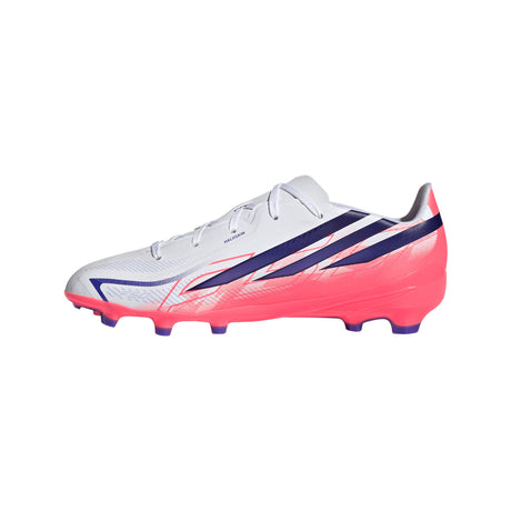 adidas F50 Hyperfast League Firm Ground Youth Soccer Cleats - White/Purple - Best Buy Soccer