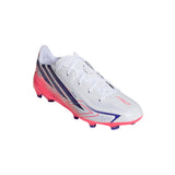adidas F50 Hyperfast League Firm Ground Youth Soccer Cleats - White/Purple - Best Buy Soccer