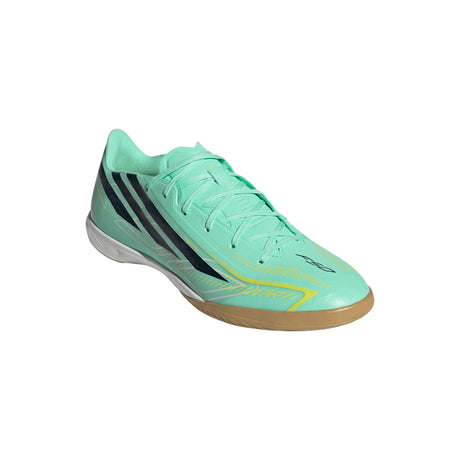 adidas F50 Hyperfast League IN Indoor Men's Soccer Shoes - Mint/Navy/Lemon - Best Buy Soccer