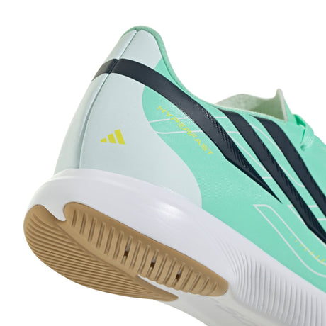 adidas F50 Hyperfast League IN Indoor Youth Soccer Shoes - Mint/Navy/Lemon - Best Buy Soccer