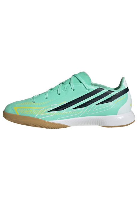 adidas F50 Hyperfast League IN Indoor Youth Soccer Shoes - Mint/Navy/Lemon - Best Buy Soccer