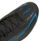 adidas F50 Hyperfast League Indoor Men's Soccer Shoes - Black/Black/Blue - Best Buy Soccer