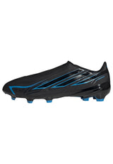 adidas F50 Hyperfast League Laceless FG Firm Ground Men's Soccer Cleats - Black/Blue - Best Buy Soccer