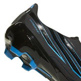 adidas F50 Hyperfast League Laceless FG Firm Ground Men's Soccer Cleats - Black/Blue - Best Buy Soccer