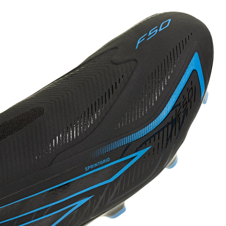 adidas F50 Hyperfast League Laceless FG Firm Ground Men's Soccer Cleats - Black/Blue - Best Buy Soccer