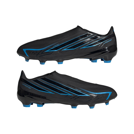 adidas F50 Hyperfast League Laceless FG Firm Ground Men's Soccer Cleats - Black/Blue - Best Buy Soccer