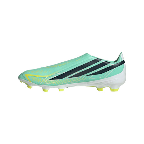 adidas F50 Hyperfast League Laceless FG Firm Ground Men's Soccer Cleats - Mint/Navy/Lemon - Best Buy Soccer